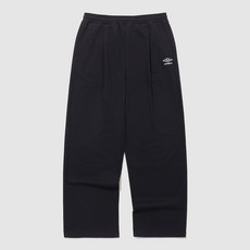 [백화점 정품] UMBRO 25SS 에센셜 루즈 와이드 팬츠 UQ123CFP17 BLK