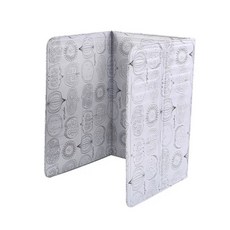 廚房擋油板 可摺疊鋁箔隔油板 防油汙噴濺, 白色蔬菜, 1個