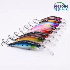 지존낚시 롱립미노우 서스펜드 루어낚시, 롱립미노우95-L6, 1개, 7g