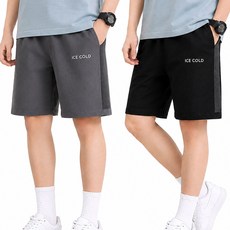 지디오 2개새트 주니어 남아 냉감 반바지 여름 쿨링 운동복 냉장고바지 하의