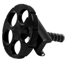 ChiffON 온ade 알루미늄 합금 접이식 자전거 시트 클램프 - BromptON 온 자전거 프레임 및 라이저 교체대용 CNC 통합 힌지 레버(블랙), 블랙