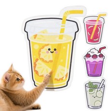 NUTRIVIO 고양이 장난감 리필 평판 부착형 수직 고양이스크래쳐 장난감, 1개, 그린