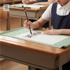 노엘세상 서예 족자 2p, 골드