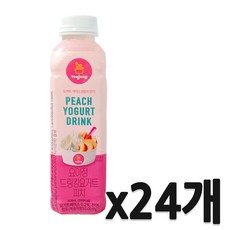 요아정 드링킹요거트 피치, 24개, 500ml