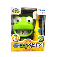크롱 멜로디 양치놀이 치카치카 에듀 뽀로로 캐릭터 교육 완구 효과음, 1개