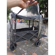 露營推車防雨罩 透明防雨罩, 1個