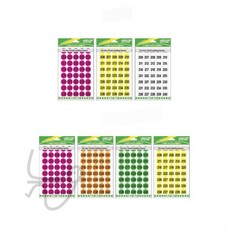 늘DIX 숫자스티커 309 16mm, 핑크색