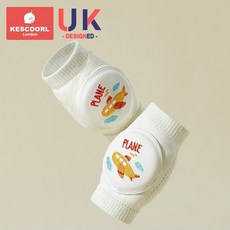 寶寶護膝 護肘 嬰兒學步防摔 夏季透氣網眼 兒童爬行襪套, 【升級透氣】飛機【胖瘦適用高彈不勒腿】, 1個