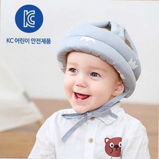 머리쿵 머리보호대 유아 안전모 사이즈조절 아기 순면, 그린오울, 1개