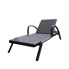 라탄썬베드 야외가구 비치체어 수영장 일광욕 리조트용 테이블 세트 실외가구, 커피 테이블