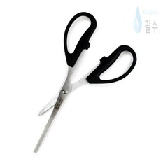 필수가게 게살가위 스텐대게가위, 실버 블랙, 1개