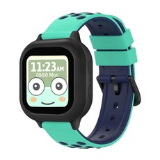 MAKCPOIMER GabbWatch 3e 3 2 1과 호환되는 20mm 스마트워치 밴드 GizmoWatch 1 SyncUPWatch C오즈모 Jr Track AT&T amiG, 틸/블루
