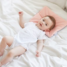 피넛버터젤리 피오라 빨아쓰는 아기 태열방지 베개, 블루, 1개