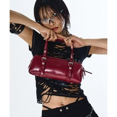 [블랙퍼플] 하네스 보스턴 백_레드 Harness Boston Bag_Red