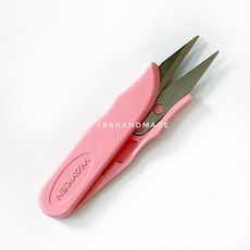 威肯牌WAYKEN 馬卡龍色紗剪 縫紉紗剪工具 剪線頭 十字繡剪 TC-100, 1個, 粉