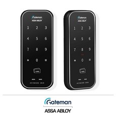 게이트맨 1초잠김 보조키 손잡이 없음 도어락 GR-20, GR-20 블랙, 고객직접설치