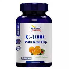 愛司盟 C-1000玫瑰果錠/南極磷蝦油軟膠囊 (60粒/瓶) - 狗狗皮膚毛髮保健、關節靈活, 1個, C-1000玫瑰果錠（60粒/瓶）