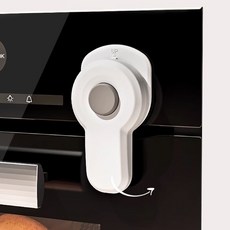 約翰家庭百貨 旋轉烤箱安全鎖 微波爐防開扣固定器, 1個