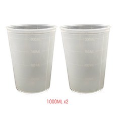 에어 스프레이 코트 분무기 수지 섬유 플라스틱 FRP 페인팅 도구 노즐 조절기 젤코트 덤프 종이, 04 2pcs 1000ml Cups, 01 CHINA