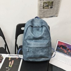 書包背包後背包大學生國中兒童防潑水減負休閒耐磨大容量校園雙肩包, 藍色