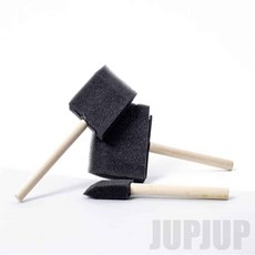 줍줍픽픽 페인트붓 3P 스펀지 브러쉬