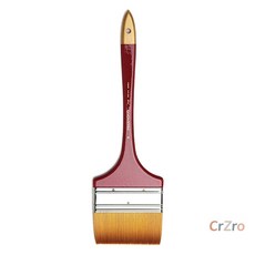 화홍 유화 빽붓 6호 미술용품 납작 유화붓 아크릴 채색 전문가용 1개입
