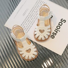 DIU 鏤空透氣兒童小皮鞋夏季新款女童涼鞋包頭軟底寶寶鞋子童鞋夏