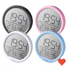 욕실용품 디지털 온습도계, 1개, 화이트