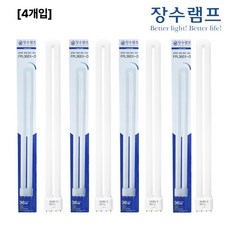 장수램프 우리조명 삼파장램프 FPL 36W 흰색빛, 주광색, 4개