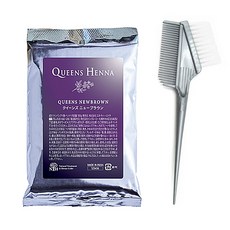 NTH 퀸즈헤나 염색약+[사은품] 전용 염색빗 증정, 1개, 브라운