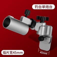 민물 낚시 의자용 액세서리 세트 1단 받침틀 살림망 거치대 쌍포 클램프 떡밥통 고정봉, 범용터렛마운트(인서트폭45mm두께2.7mm), 1개