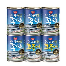 [동원] 꽁치 300g x 4캔 + 고등어 300g x 2캔