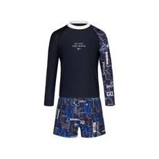 레노마수영복 남아 언발 넘버 래쉬가드 세트/BS2E923-BK 133555