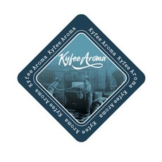 Kyfee Aroma 藝系香氛卡 車用香氛 香氛片, 1個, 藍-反轉巴黎