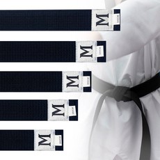 태권도띠 검은띠 4cm 2번띠 도복띠 무술띠 스트레칭, 검정