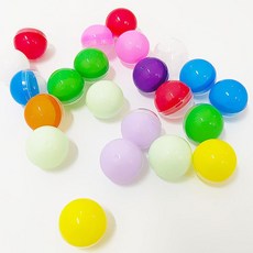 예쁜 빈캡슐 랜덤 미니 뽑기볼 플라스틱 추첨볼 32mm yes5+1pDw
