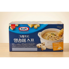 [코스트코무료배송] 삼립 Kraft 크래프트 양송이스프 치즈스프 시리즈, 198g, 12개