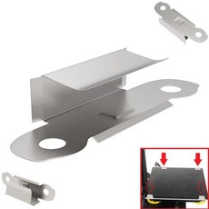 메가 5/4/3/2/1 개 유리 가열 베드 클립 스테인레스 스틸 3D 프린터 부품 Ultimaker UM3 UM2 빌드 플랫폼 용 플레이트 클램프, 1pc