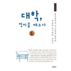 대학 정치를 배우다 3(큰글씨책):아름다운 순 우리말 번역의 새로운 주석서, 산지니, 정천구