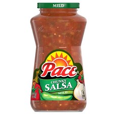 페이스 청키 살사 마일드 소스 Pace Chunky Salsa Mild oz Jar, 453g, 4개