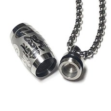 심근경색 스텐트시술 니트로글리세린 휴대함 생존캡슐 방수방진 목걸이, 1개