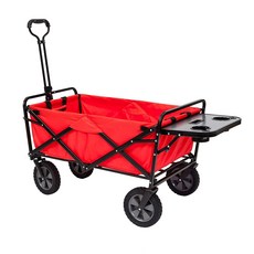 戶外折疊小推車, 紅色 加桌板, 1個