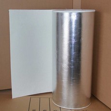 에어로겔 단열재 산업용 방수 시트지 배관 보온 탄성, 1 폭 600mm 두께 1mm 길이 60m (단면 알루