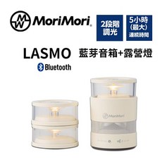MoriMori LASMO LED 藍牙喇叭 露營燈 兩段調光 分離式小燈 360度環繞音響