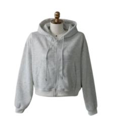 가무이 여성용 후드 맨투맨 집업 자켓 D121