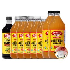 (현대홈쇼핑)미국1등 애사비브래그 유기농 사과식초x+x+리퀴드 아미노스x, 473ml, 1개