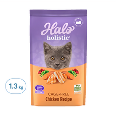 Halo 嘿囉 幼貓用 無穀乾飼料, 1.36kg, 1袋, 雞肉