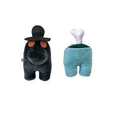 어몽어스 봉제인형 뼈다귀 M, 스카이블루, 20cm, 1개