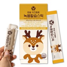 한동 어린이녹용 보약 젤리 키즈튼튼 녹용 칼슘스틱, 20g, 14개
