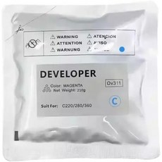 개발자 파우더 프린터 C220 C360 C280 호환 컬러 모델 210g봉1개210g 마젠타, 1pc-210g Cyan